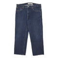 LEVI'S Mens Slim Jeans Blue Denim Raw W36 L27 Zip Cotton Comfortable Casual