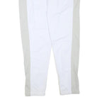 NIKE Mens Joggers White & Grey XL W34 L30 Regular Fit Tapered Leg Sportswear