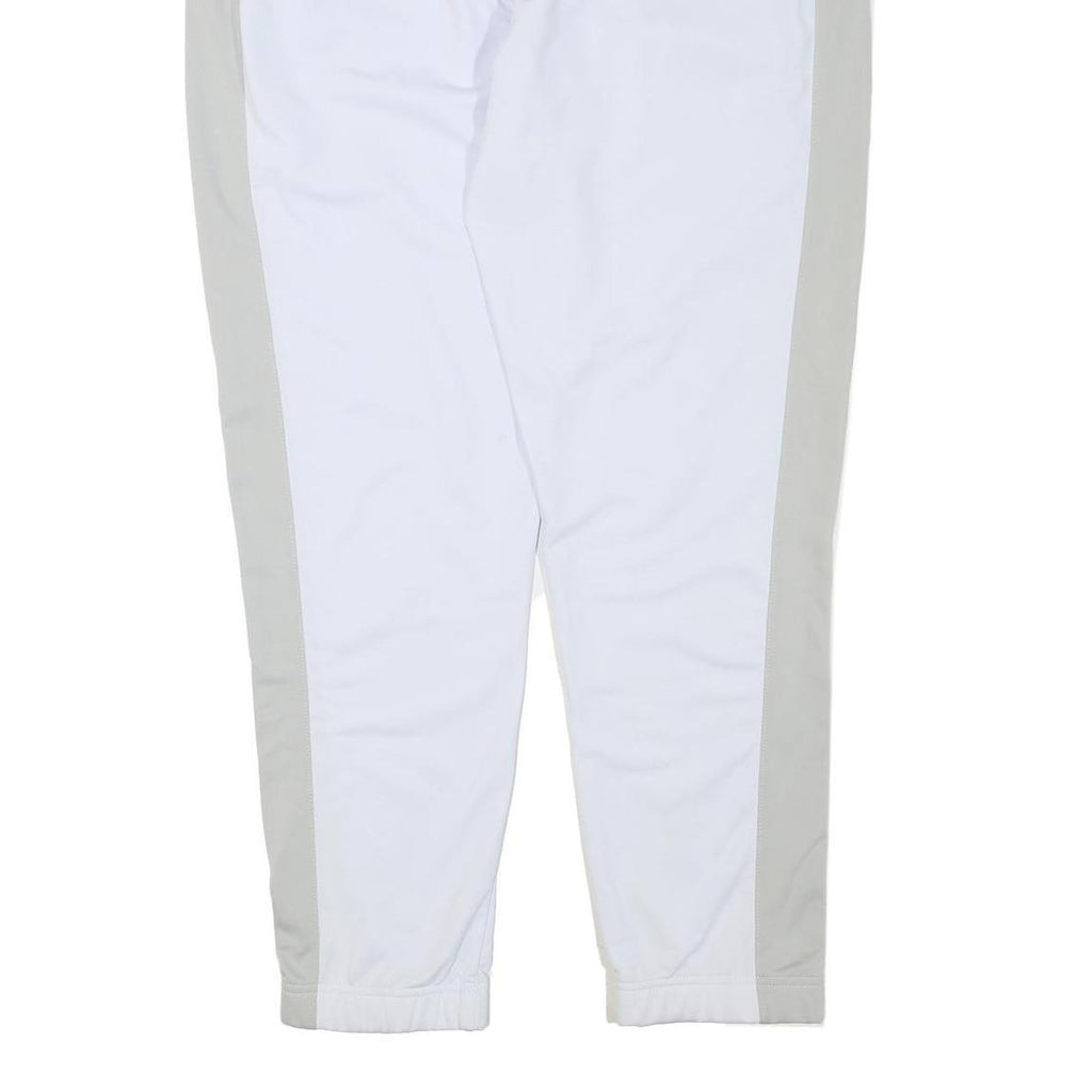 NIKE Mens Joggers White & Grey XL W34 L30 Regular Fit Tapered Leg Sportswear