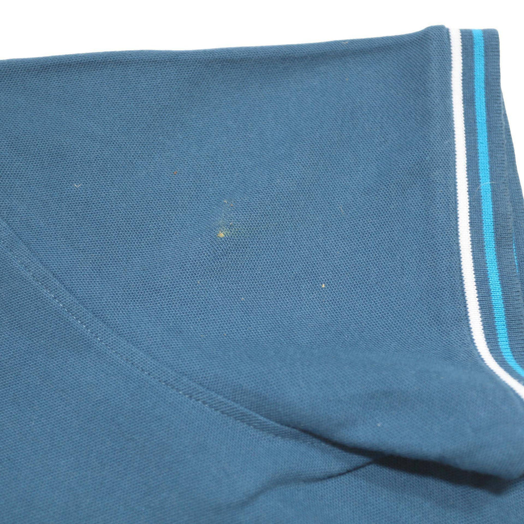 LOTTO Mens Blue Polo Shirt 2XL Cotton Short Sleeve Classic Fit Casual