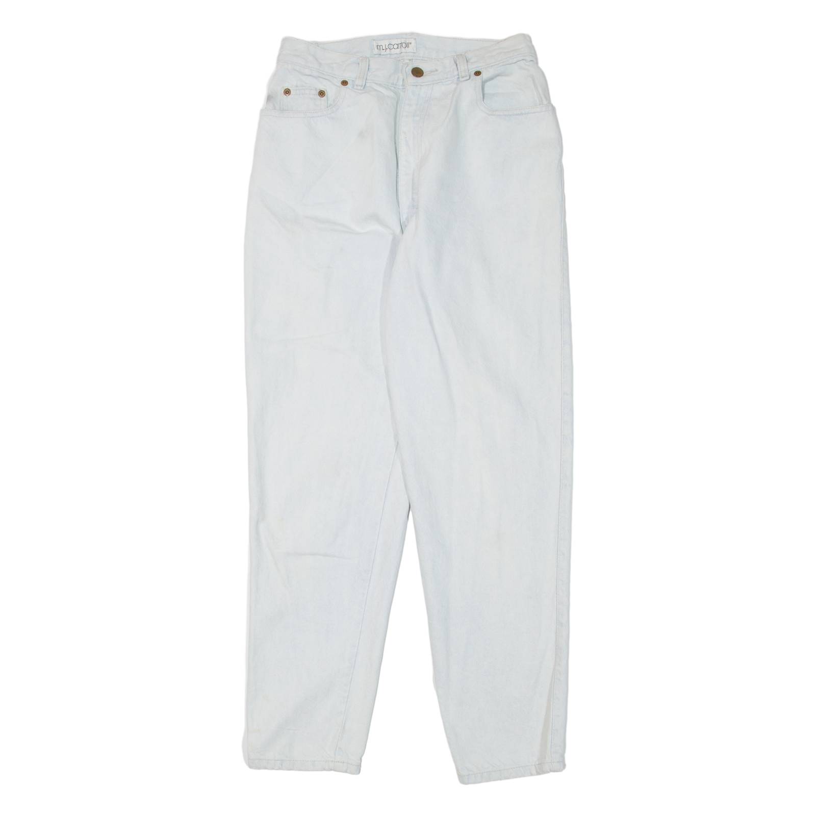 M.J CARROLL Womens Jeans Blue Regular Mom 90s W26 L28