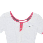 NIKE Cropped Womens T-Shirt Grey UK 6