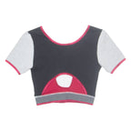 NIKE Cropped Womens T-Shirt Grey UK 6