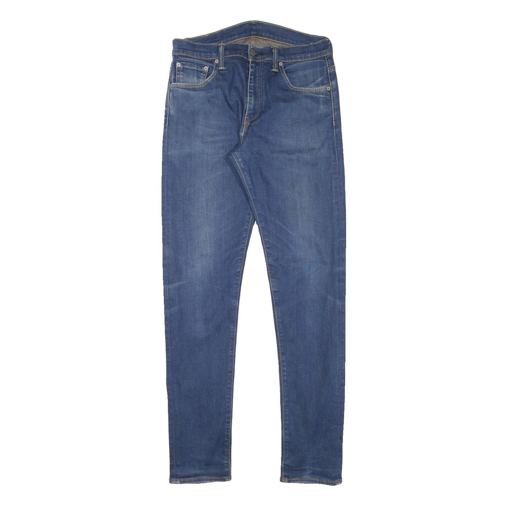 LEVI'S Mens Slim Blue Denim Jeans W29 L31 Zip Closure Casual Classic Fit