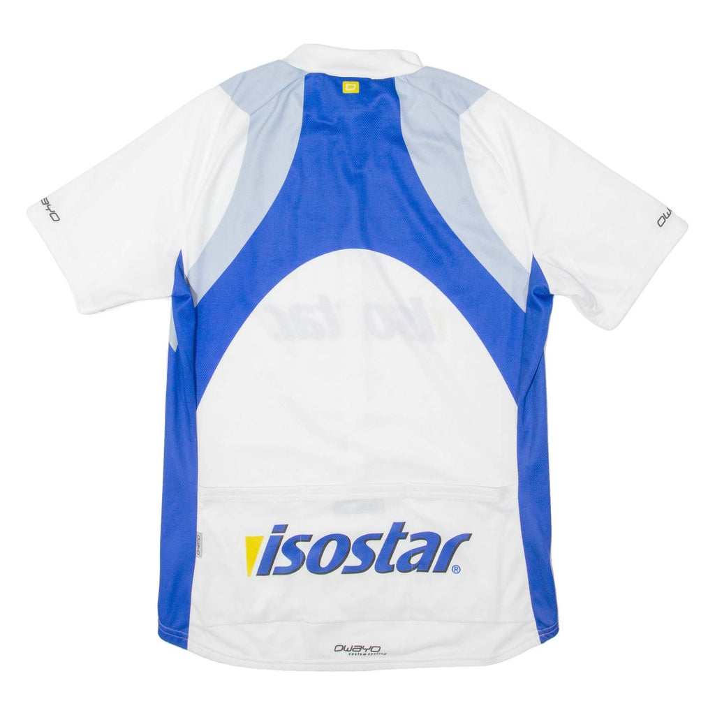 Cycling Mens Jersey White 1/2 Zip L