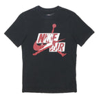 NIKE Mens Black Nike Air Graphic T-Shirt S Short Sleeve Crew Neck Cotton Blend