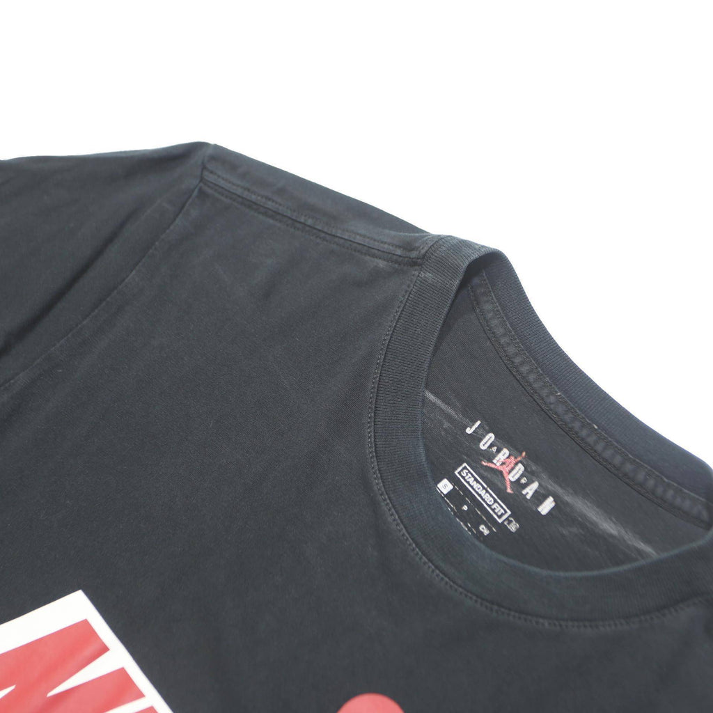 NIKE Mens Black Nike Air Graphic T-Shirt S Short Sleeve Crew Neck Cotton Blend