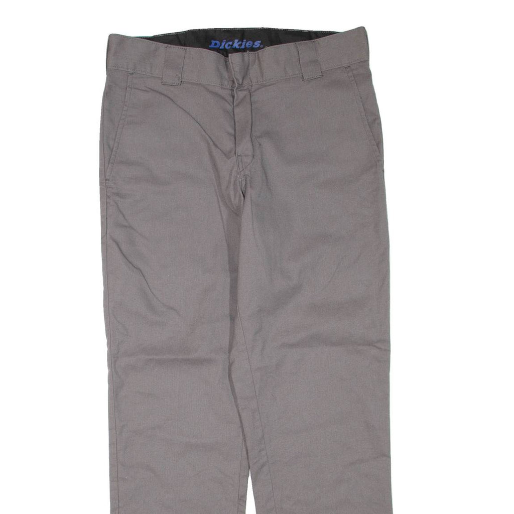 DICKIES Mens Trousers Grey Regular Straight W31 L30