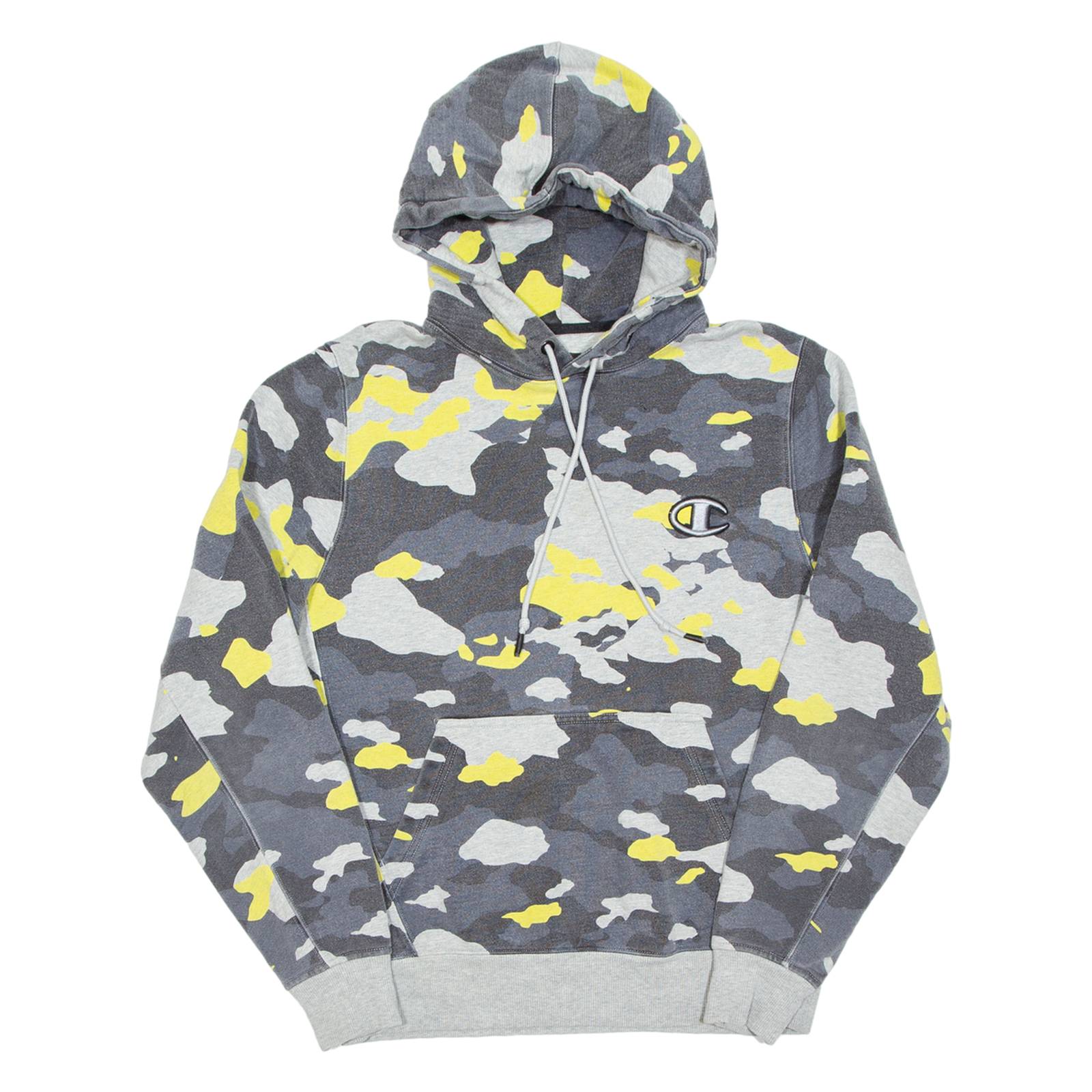 CHAMPION Mens Yellow Hoodie M