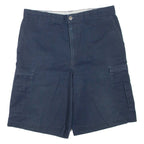 DICKIES Mens Cargo Shorts Blue L W35