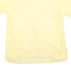 GIOCCO Mens Yellow Shirt M Cotton Summer Casual Short Sleeve Button