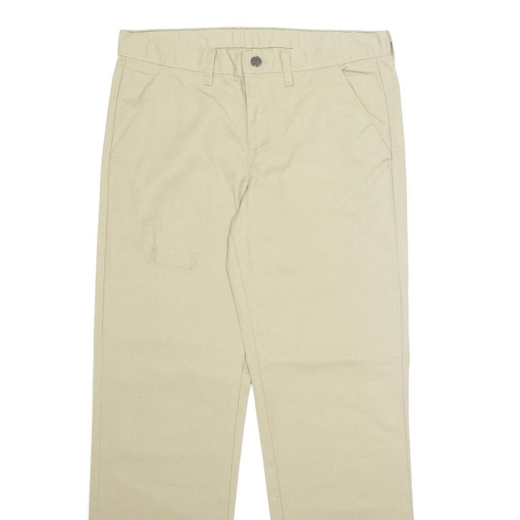 DICKIES Workwear Mens Trousers Beige Regular Straight W32 L32