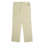 DICKIES Workwear Mens Trousers Beige Regular Straight W32 L32