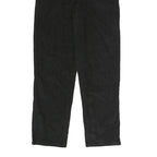 WOOLRICH Womens Cotton Blend Black Relaxed Straight Trousers W28 L29 Comfortable