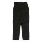 WOOLRICH Womens Cotton Blend Black Relaxed Straight Trousers W28 L29 Comfortable