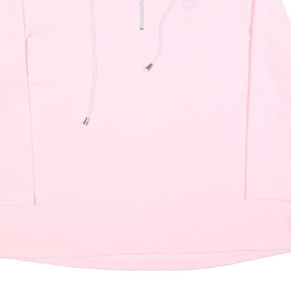 ATELIER Womens Pink Crew Neck Sweatshirt XL Cotton Blend Pullover Long Sleeve