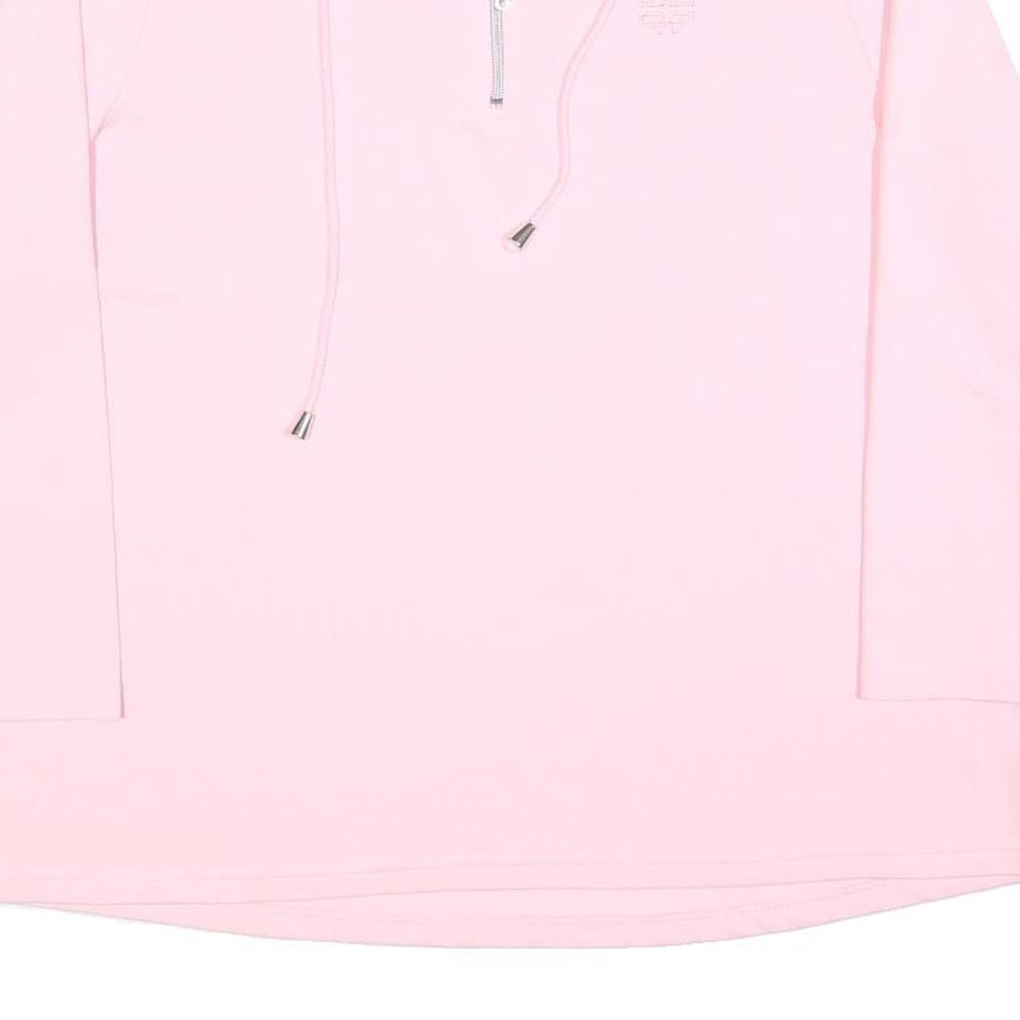 ATELIER Womens Pink Crew Neck Sweatshirt XL Cotton Blend Pullover Long Sleeve