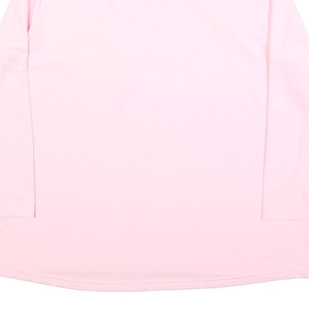 ATELIER Womens Pink Crew Neck Sweatshirt XL Cotton Blend Pullover Long Sleeve