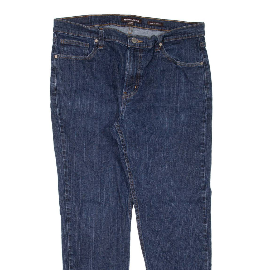 MICHAEL KORS Mens Jeans Blue Classic Tapered W34 L27