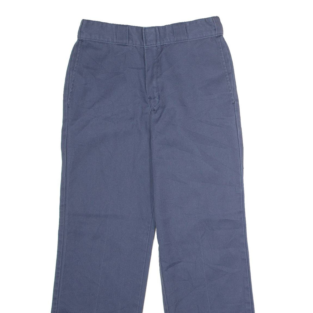 DICKIES Workwear Mens Twill Trousers Blue Classic Straight W30 L28