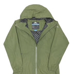 TRESPASS Womens Green Outdoor Jacket UK 12 Polyester Blend Zip Hooded