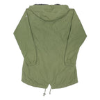 TRESPASS Womens Green Outdoor Jacket UK 12 Polyester Blend Zip Hooded