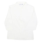 SERGIO TACCHINI Womens White Shirt S Classic Cotton Blend Button-Up