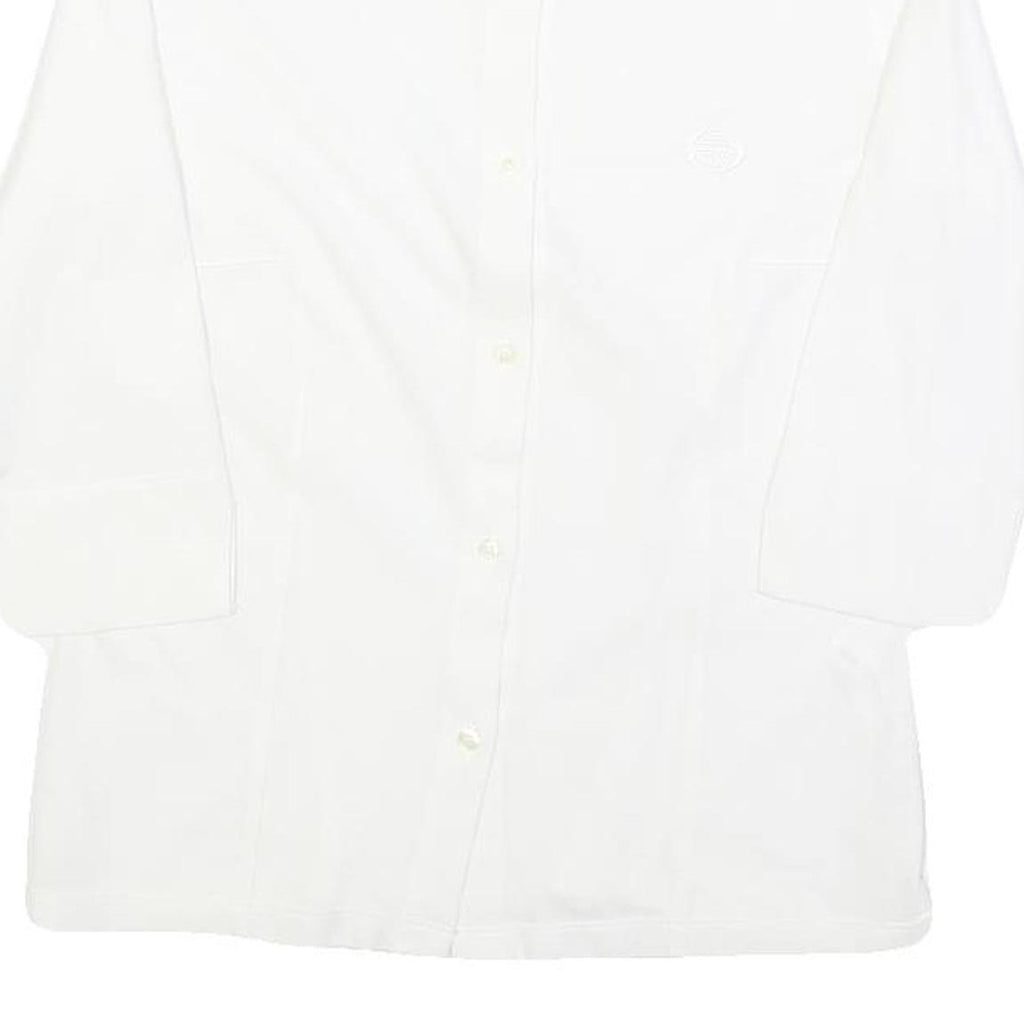 SERGIO TACCHINI Womens White Shirt S Classic Cotton Blend Button-Up