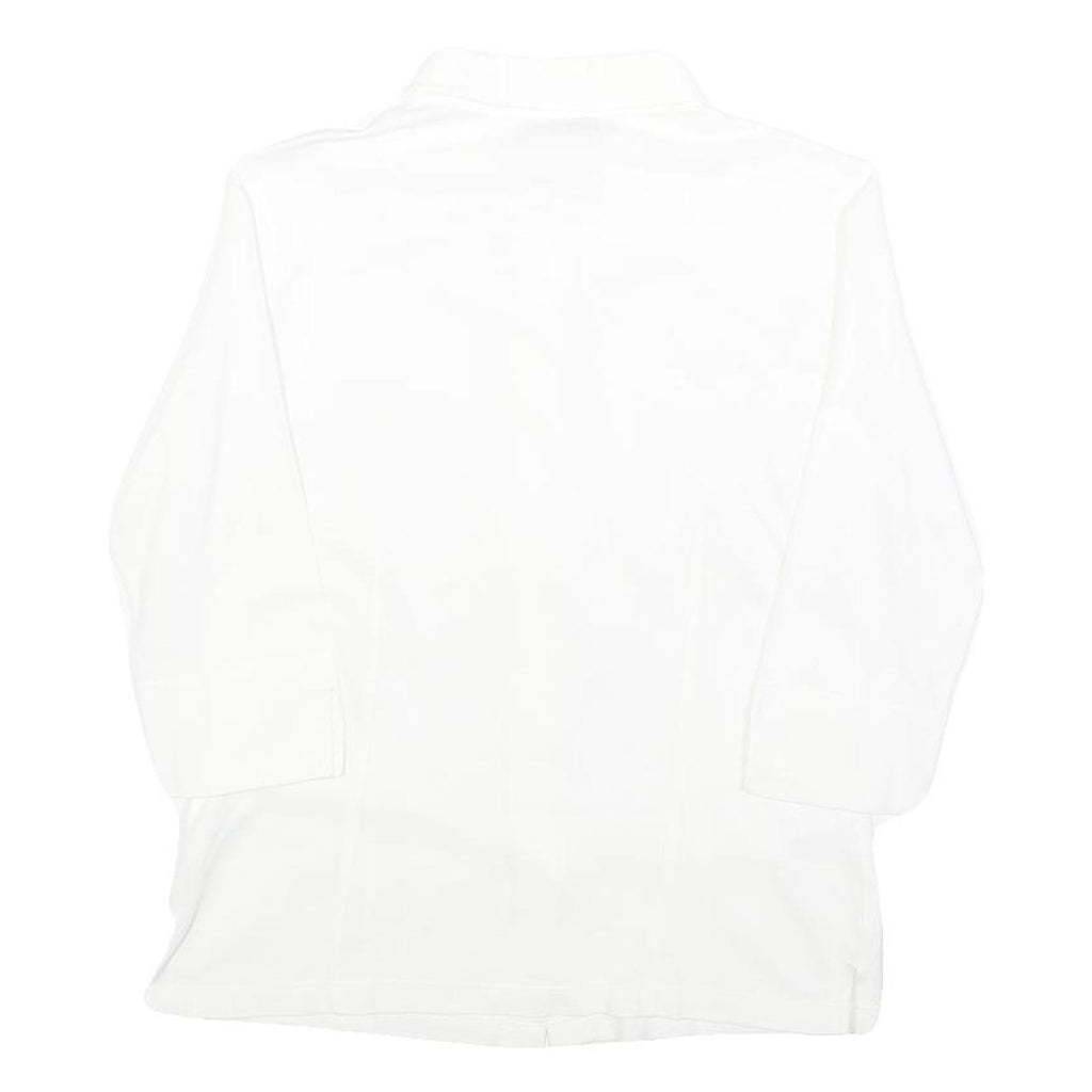 SERGIO TACCHINI Womens White Shirt S Classic Cotton Blend Button-Up