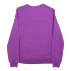 CHAMPION Womens Purple Crew Neck S Cotton Casual Lightweight Sweatshirt