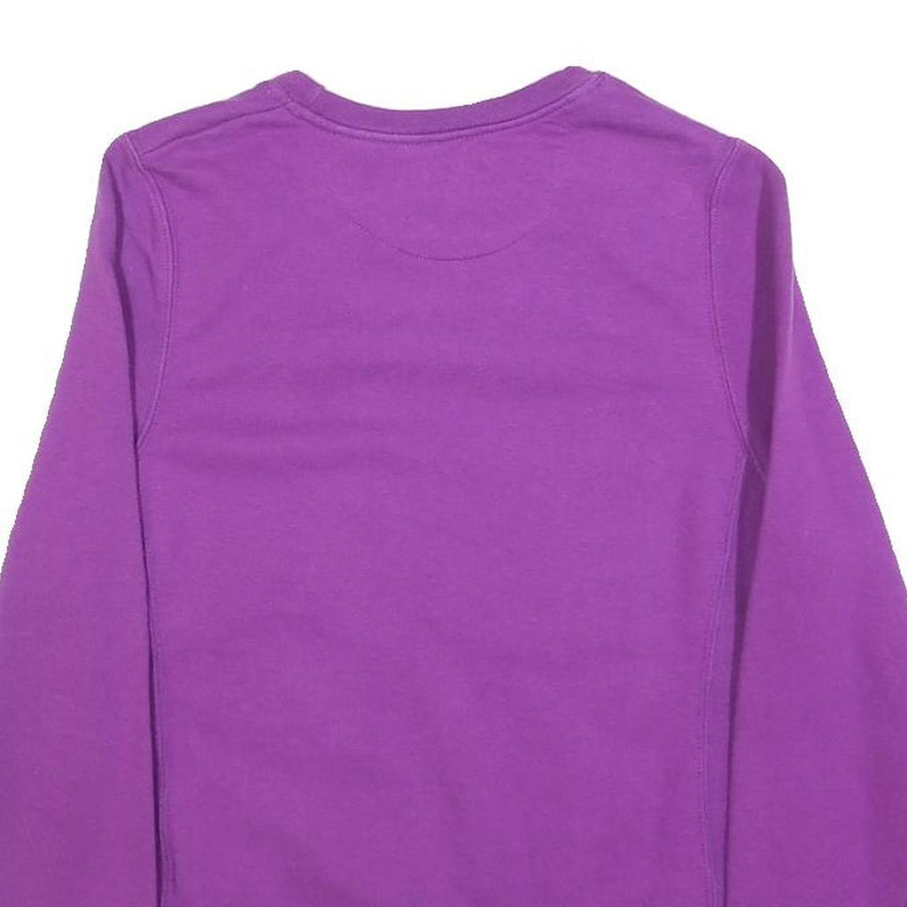 CHAMPION Womens Purple Crew Neck S Cotton Casual Lightweight Sweatshirt
