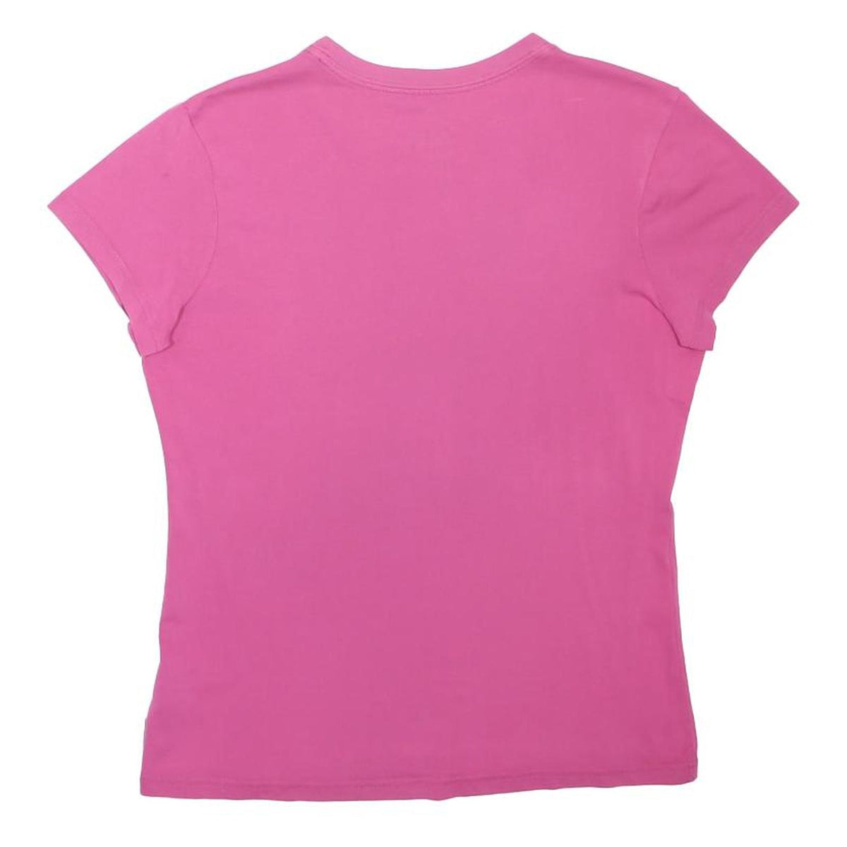 NIKE Womens Pink Dri-Fit Cotton Tee T-Shirt M Short Sleeve Crew Neck Sportswear
