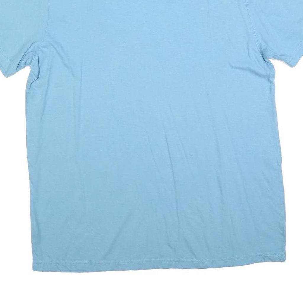 NFL Mens Blue Black SF Logo Graphic T-Shirt L Short Sleeve Crew Neck