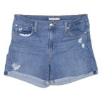 LEVI'S Mid Length Womens Denim Shorts Blue W32