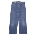 DICKIES Womens Relaxed Straight Denim Medium W27 L25 Wide Leg Cotton Blend Jeans