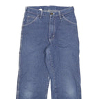 DICKIES Womens Relaxed Straight Denim Medium W27 L25 Wide Leg Cotton Blend Jeans