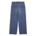 DICKIES Womens Relaxed Straight Denim Medium W27 L25 Wide Leg Cotton Blend Jeans