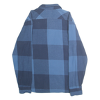 LEVI'S Mens Blue Check Shirt M Casual Pattern Button Front Comfortable Cotton