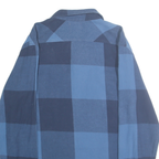 LEVI'S Mens Blue Check Shirt M Casual Pattern Button Front Comfortable Cotton