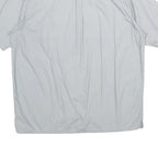 WRANGLER Mens Light Grey Cotton Shirt L Casual Short Sleeve Button Shirt