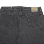 WRANGLER Mens Black Denim Shorts 2XL W40 Classic Fit Cotton Casual