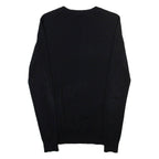 KARL LAGERFELD Lightweight Mens Jumper Black Tight Knit XS