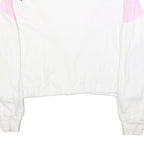 LEVI'S Womens White & Red & Pink Sweatshirt Crew Neck XS Cotton Blend Casual
