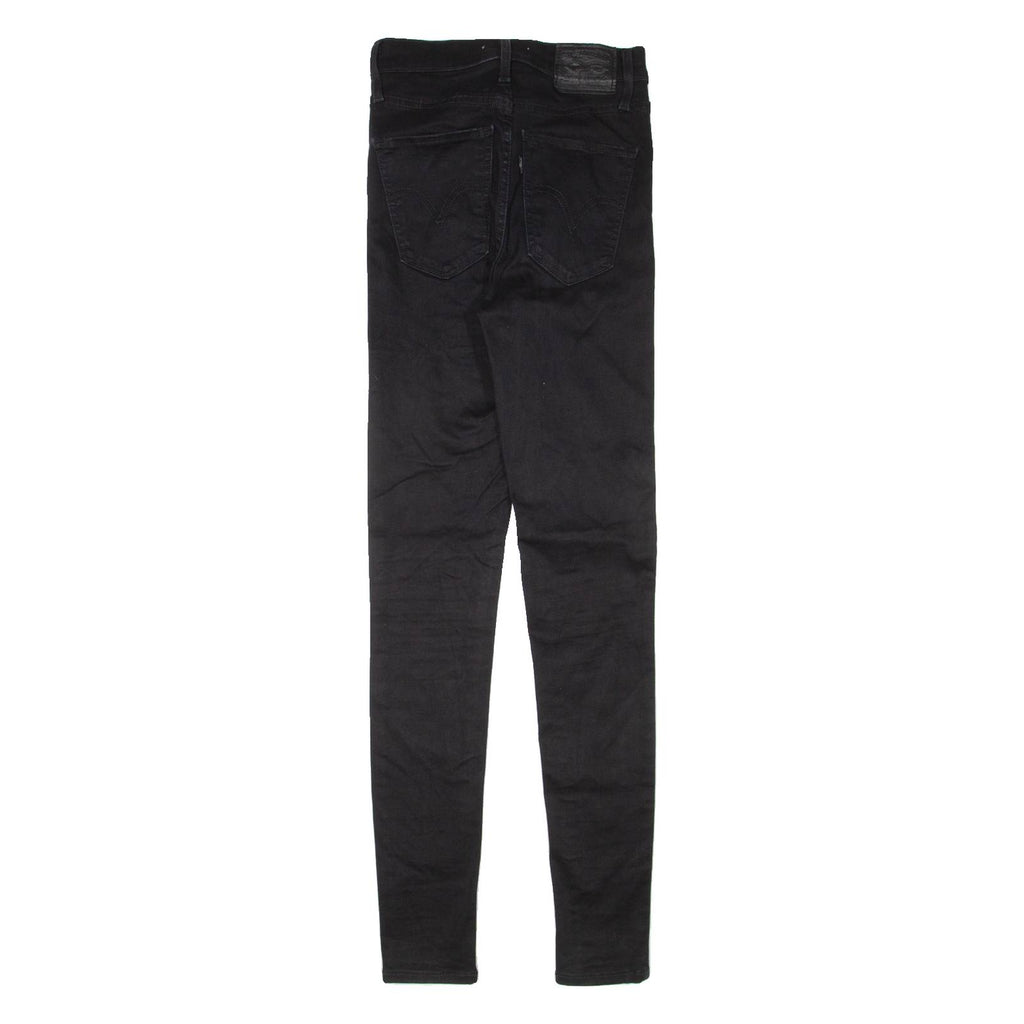 LEVI'S Mile High Womens Jeans Black Slim Skinny W24 L30