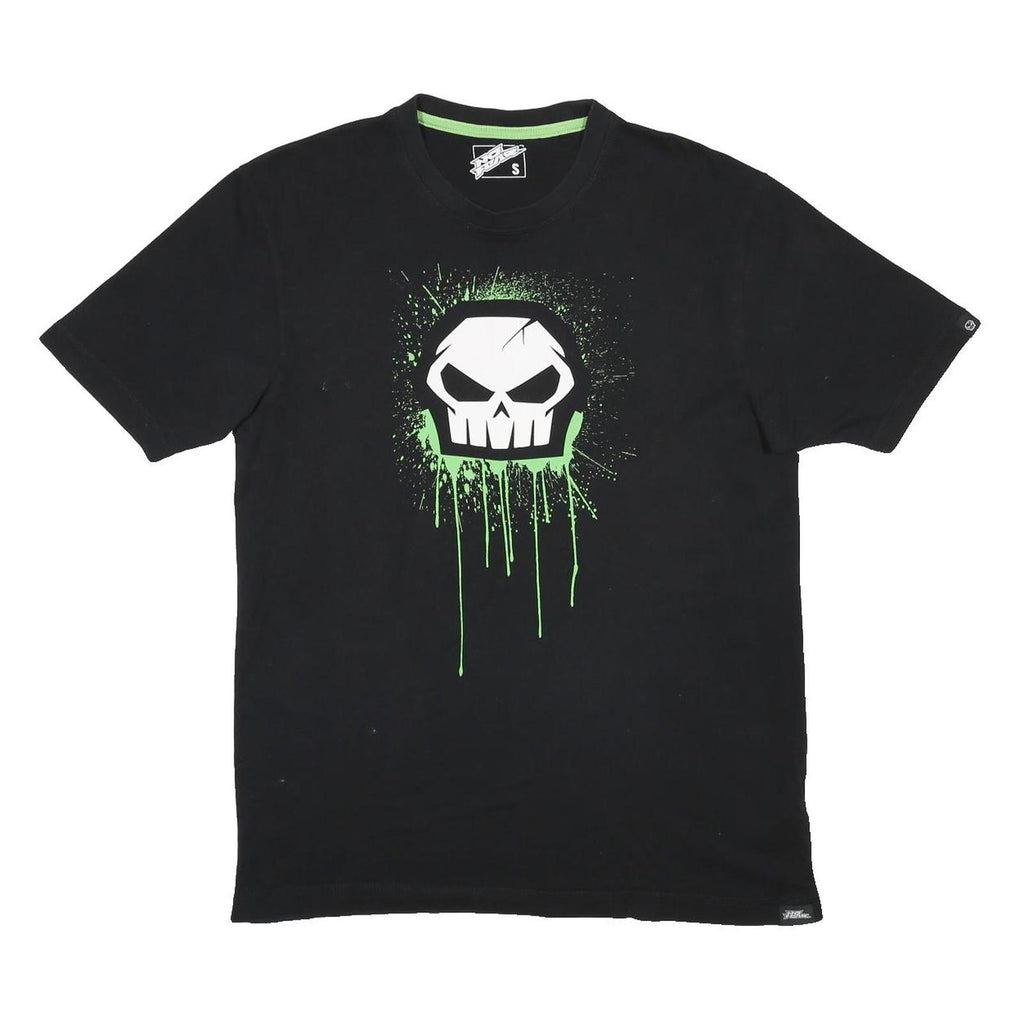 NO FEAR Mens Black S Graphic T-Shirt Short Sleeve Crew Neck Cotton Casual