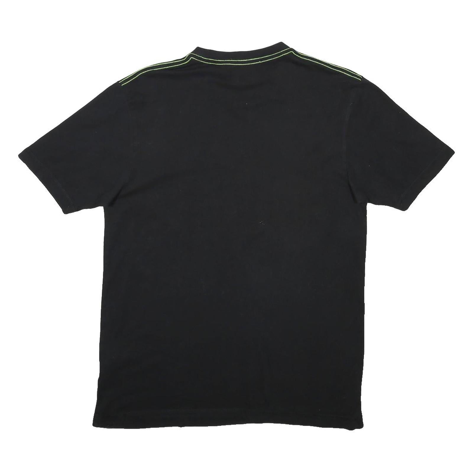 NO FEAR Mens Black S Graphic T-Shirt Short Sleeve Crew Neck Cotton Casual