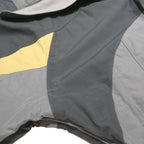 HELLY HANSEN Mens Grey Yellow Outdoor Jacket S Nylon Colourblock Zip Hooded