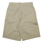DICKIES Mens Shorts Beige Casual M W34 Workwear Cotton Blend Relaxed Fit