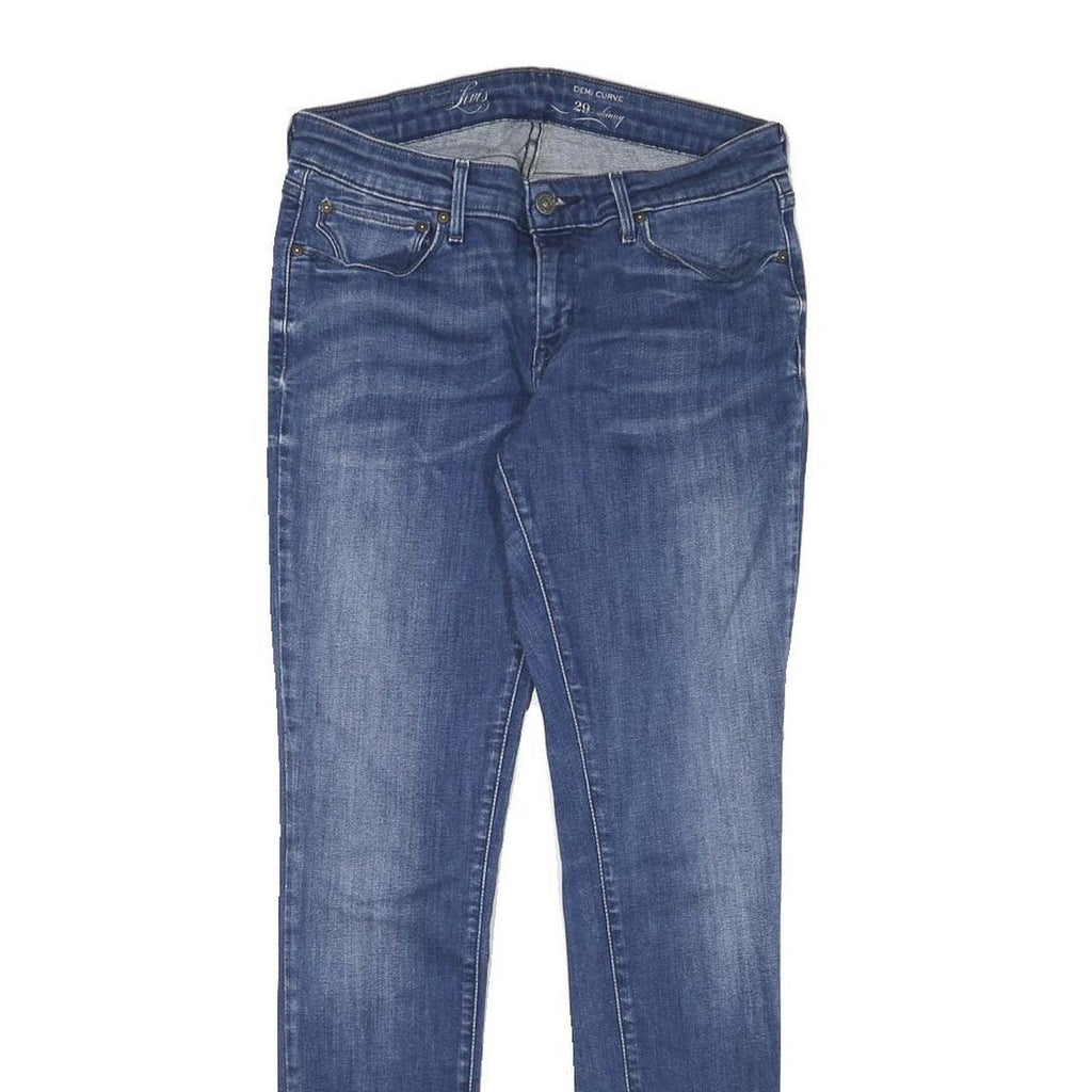 LEVI'S Womens Denim Slim Skinny Jeans Blue Denim W28 L30 Classic Cotton Blend