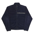 NAUTICA Mens Navy Blue Polyester Jacket L Zip Plain Casual Outdoor